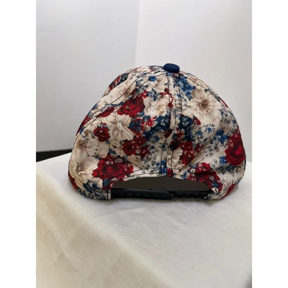 US 250th Anniversary Floral Patriotic Baseball Cap